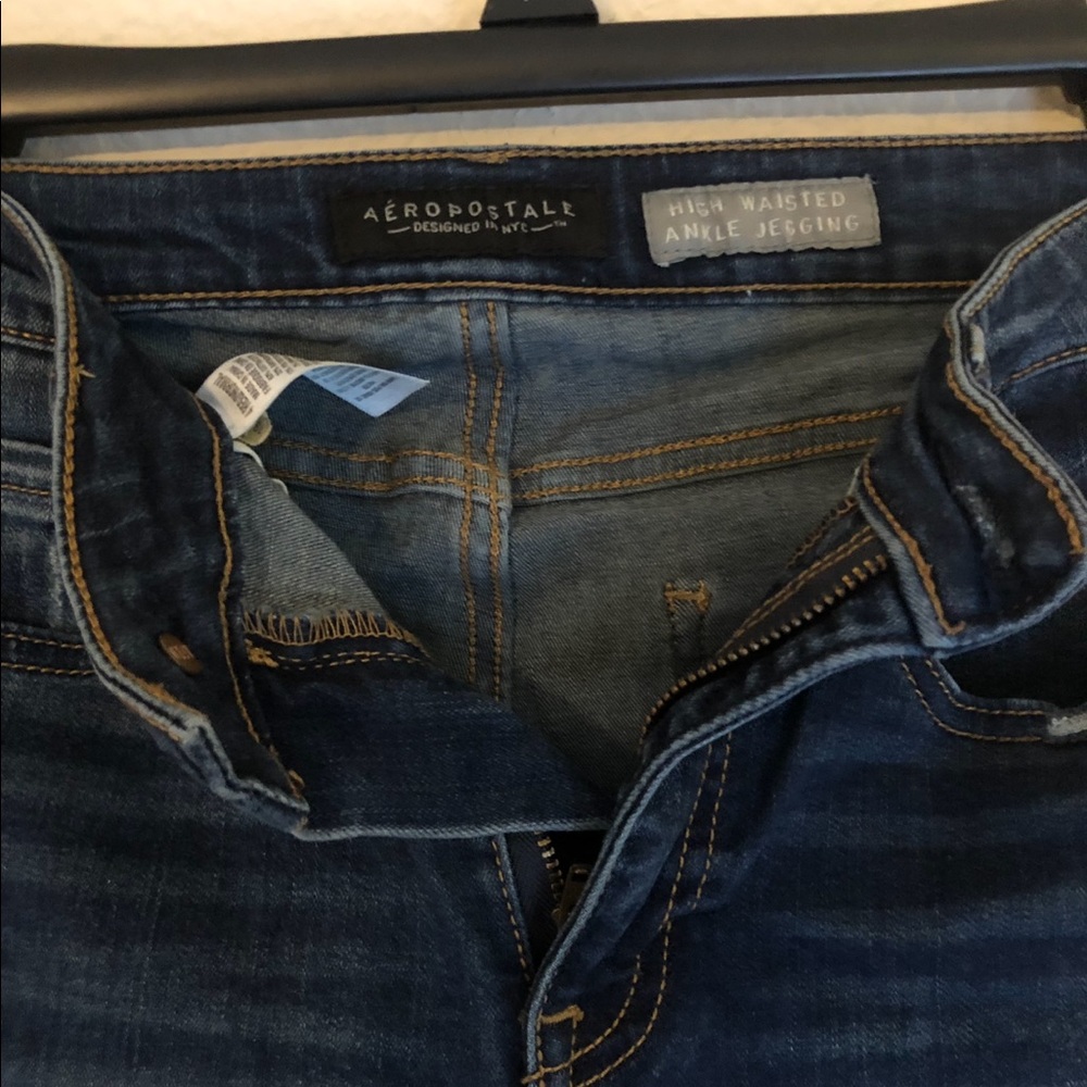High Waisted Ankle Jeggings